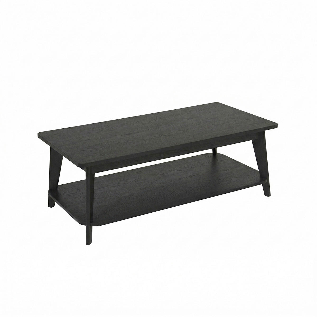 COUCHTISCH in Holzwerkstoff 110/55/39,7 cm  - Eichefarben/Schwarz, MODERN, Holzwerkstoff (110/55/39,7cm) - MID.YOU