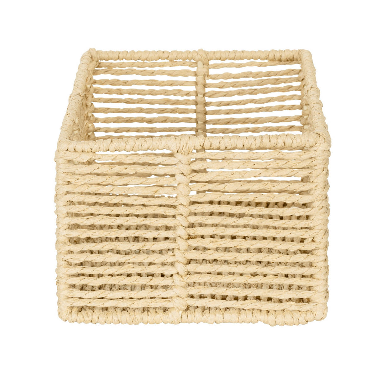 AUFBEWAHRUNGSKÖRBCHEN  - Beige, Basics, Naturmaterialien (24,5/10/15cm) - Wenko
