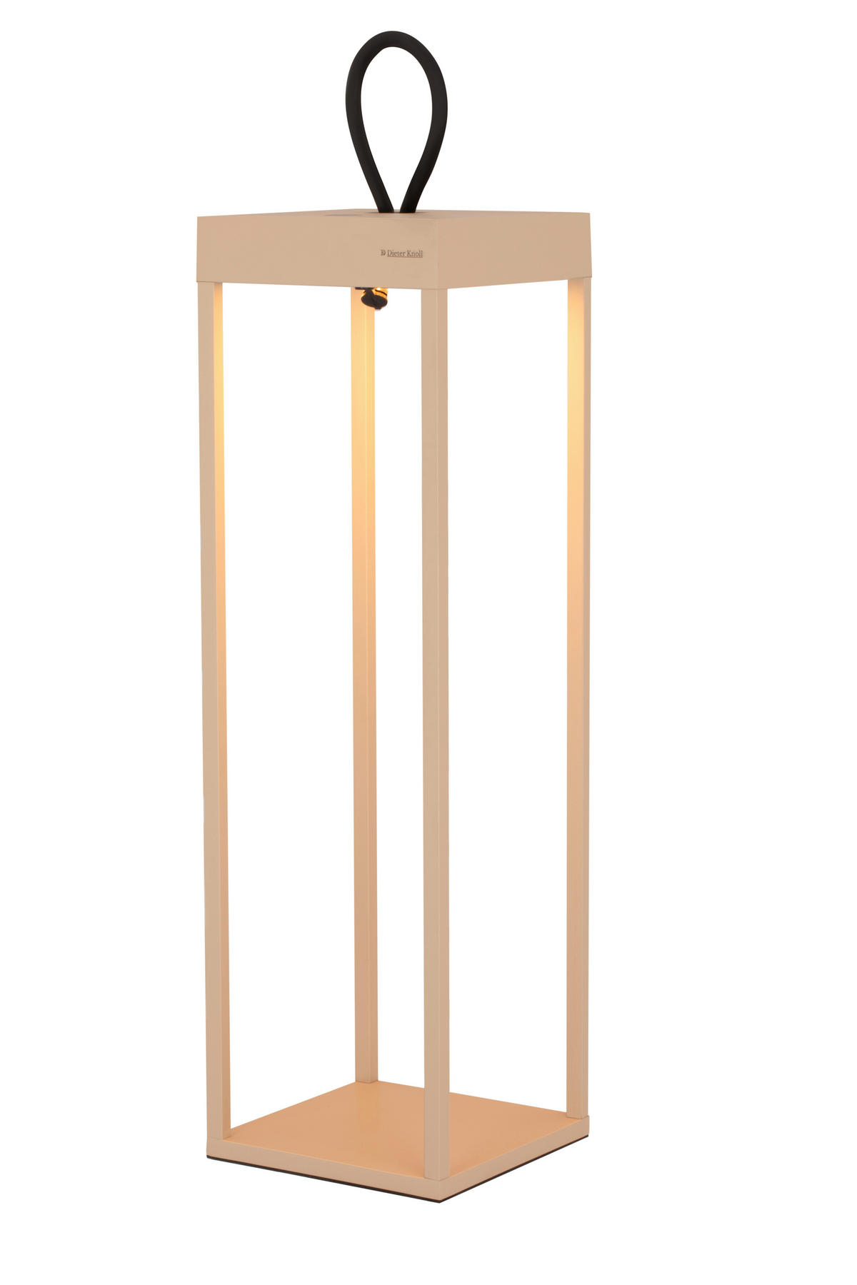 STOLNÍ LAMPA NA BATERIE 15/15/50 cm - pískové barvy, Konvenční, kov/plast (15/15/50cm) - Dieter Knoll