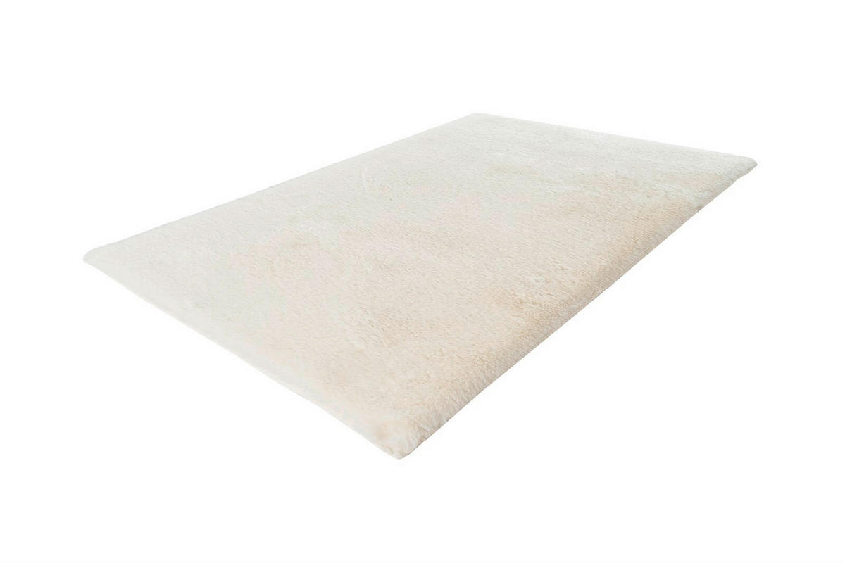 HOCHFLORTEPPICH 65/100 cm Rabbit Light 625 Weiß Weiß  - Weiß, KONVENTIONELL, Kunststoff/Textil (65/100cm)