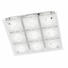LED-DECKENLEUCHTE - Chromfarben, Design, Glas/Metall (42/9/42cm) LED-DECKENLEUCHTE - Chromfarben, Design, Glas/Metall (42/9/42cm)