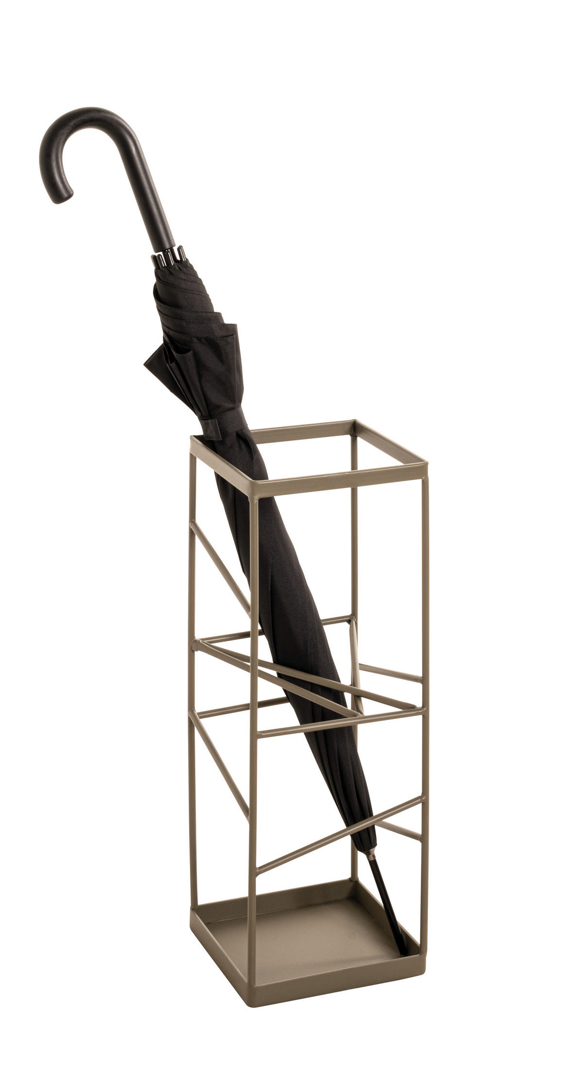 SCHIRMSTÄNDER - Grün, MODERN, Metall (17/49/17cm)