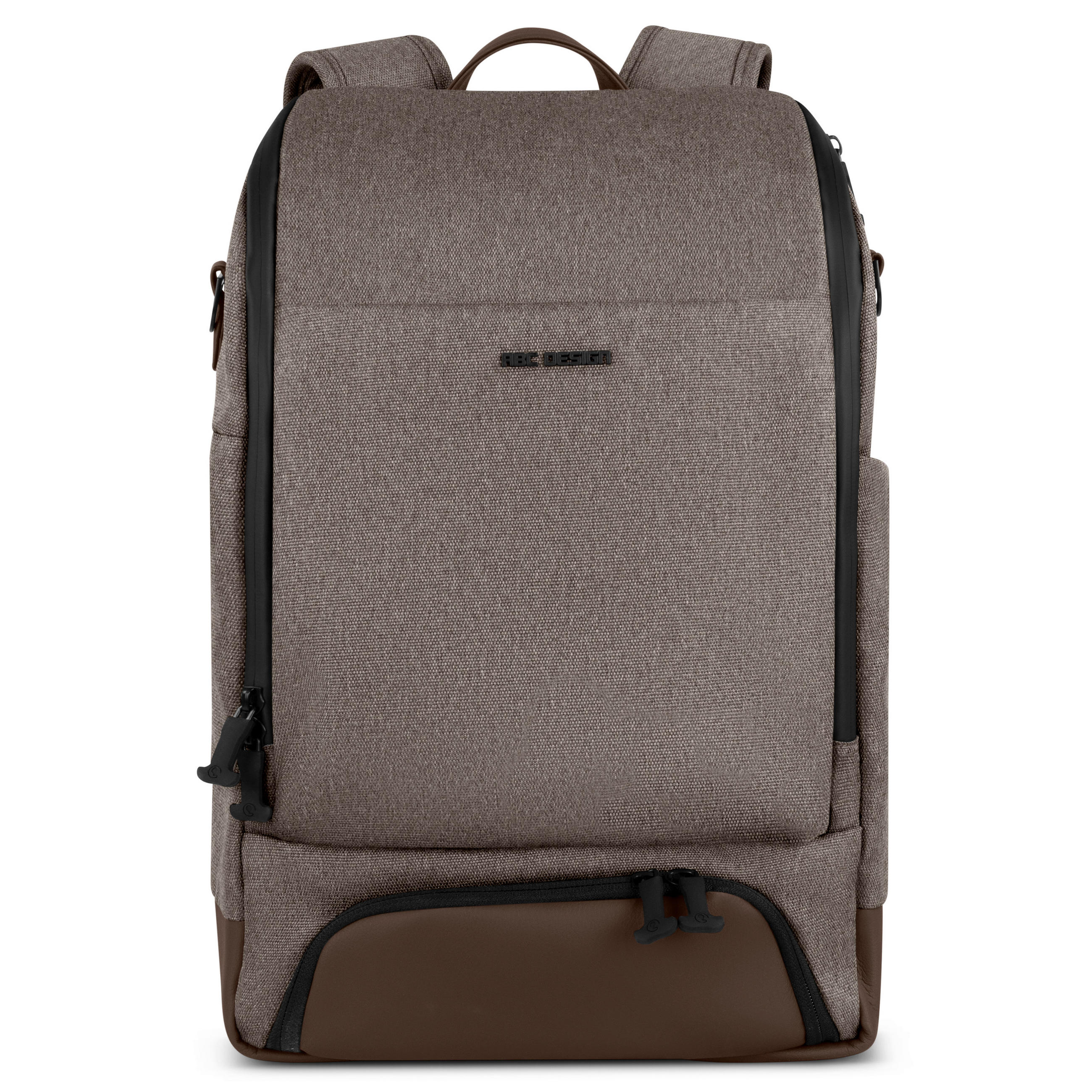 Thumbnail - ABC Design Wickelrucksack Active, Graubraun, Textil, 30x17x44 cm, EN 1888, Baby on Tour, Kinderwagen, Wickeltaschen & Wi...