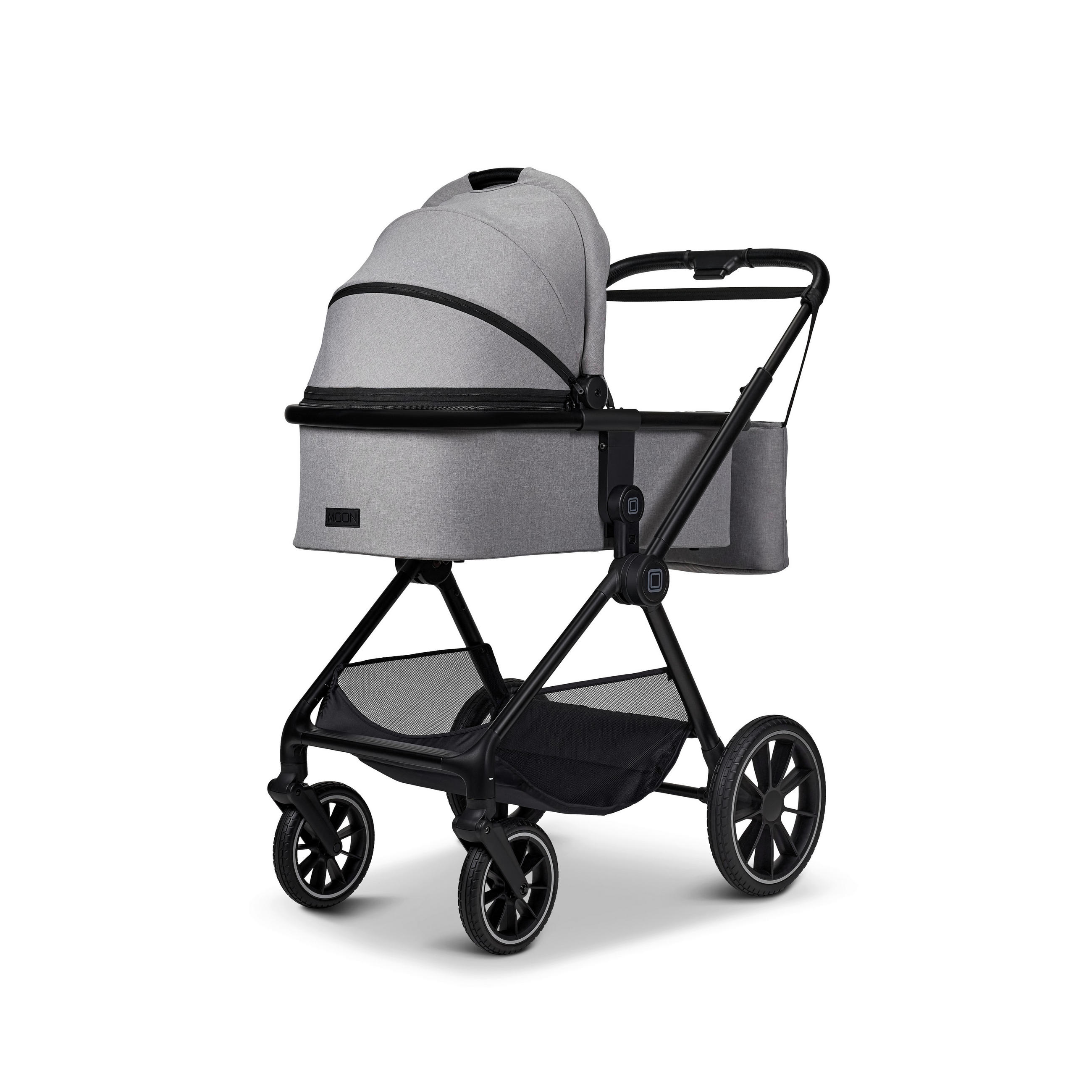 DJEČJA KOLICA Clicc - siva/crna, Basics, tekstil (84/61/114cm) - Moon