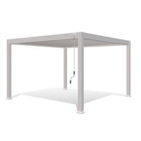 PERGOLA 400/255/400 cm   - Weiß, Basics, Metall (400/255/400cm) - WEIDE