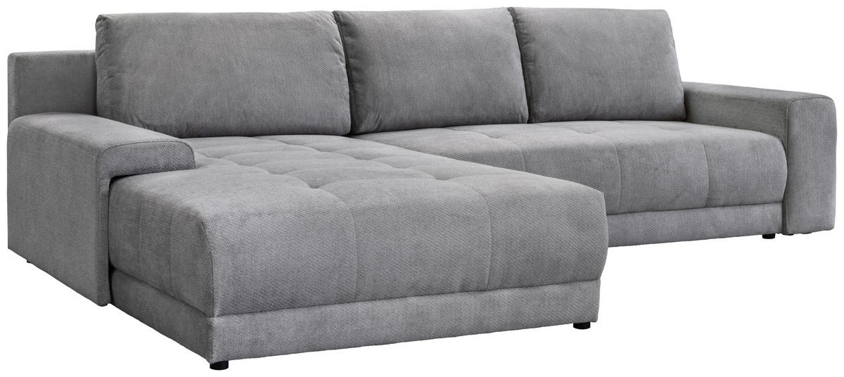 ECKSOFA Hellgrau  - Hellgrau, Trend, Textil (213/208cm) - MID.YOU