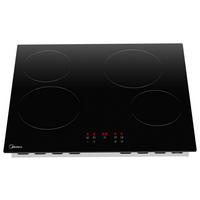 GLASKERAMIKKOCHFELD MC-6F6004R242  - Basics, Glas/Metall (52/51/59cm) - Midea