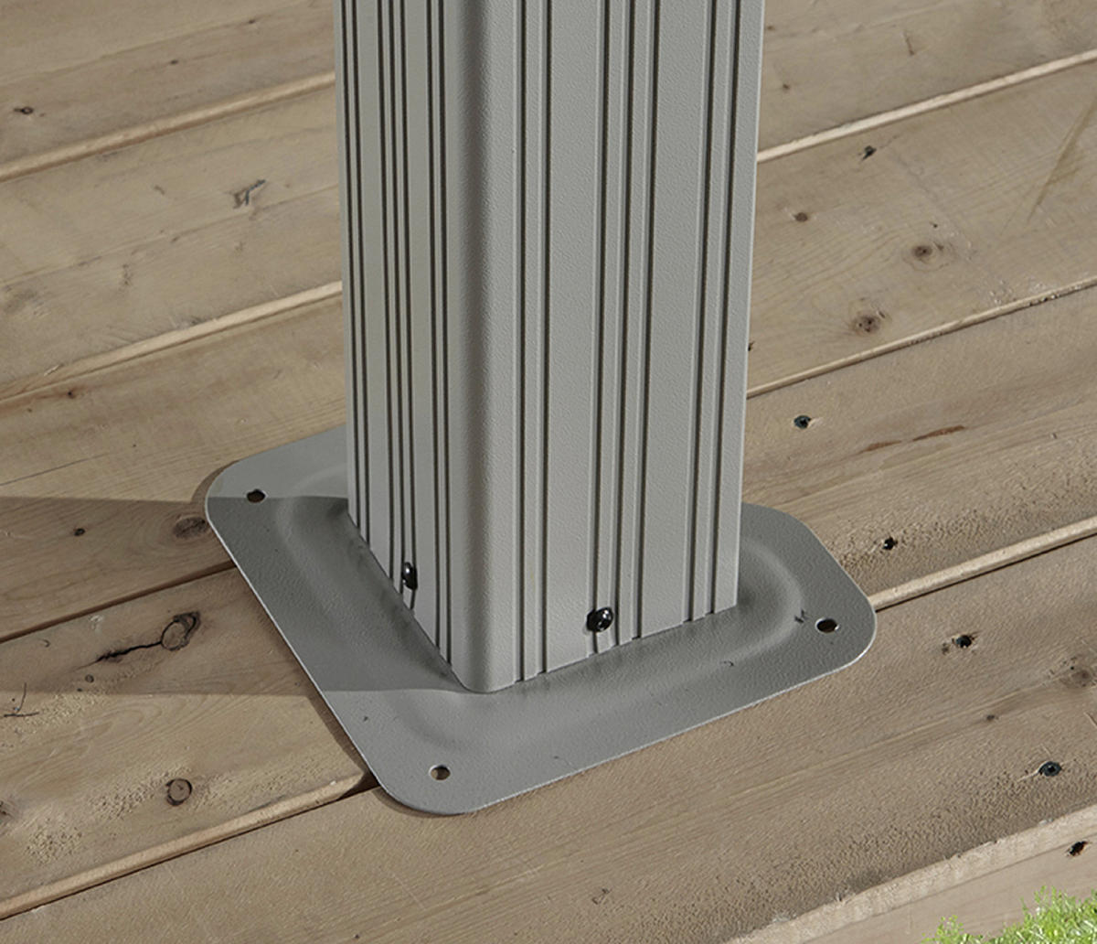 PAVILLON 483/307/363 cm Aluminium  - Champagner, Basics, Metall (483/307/363cm)