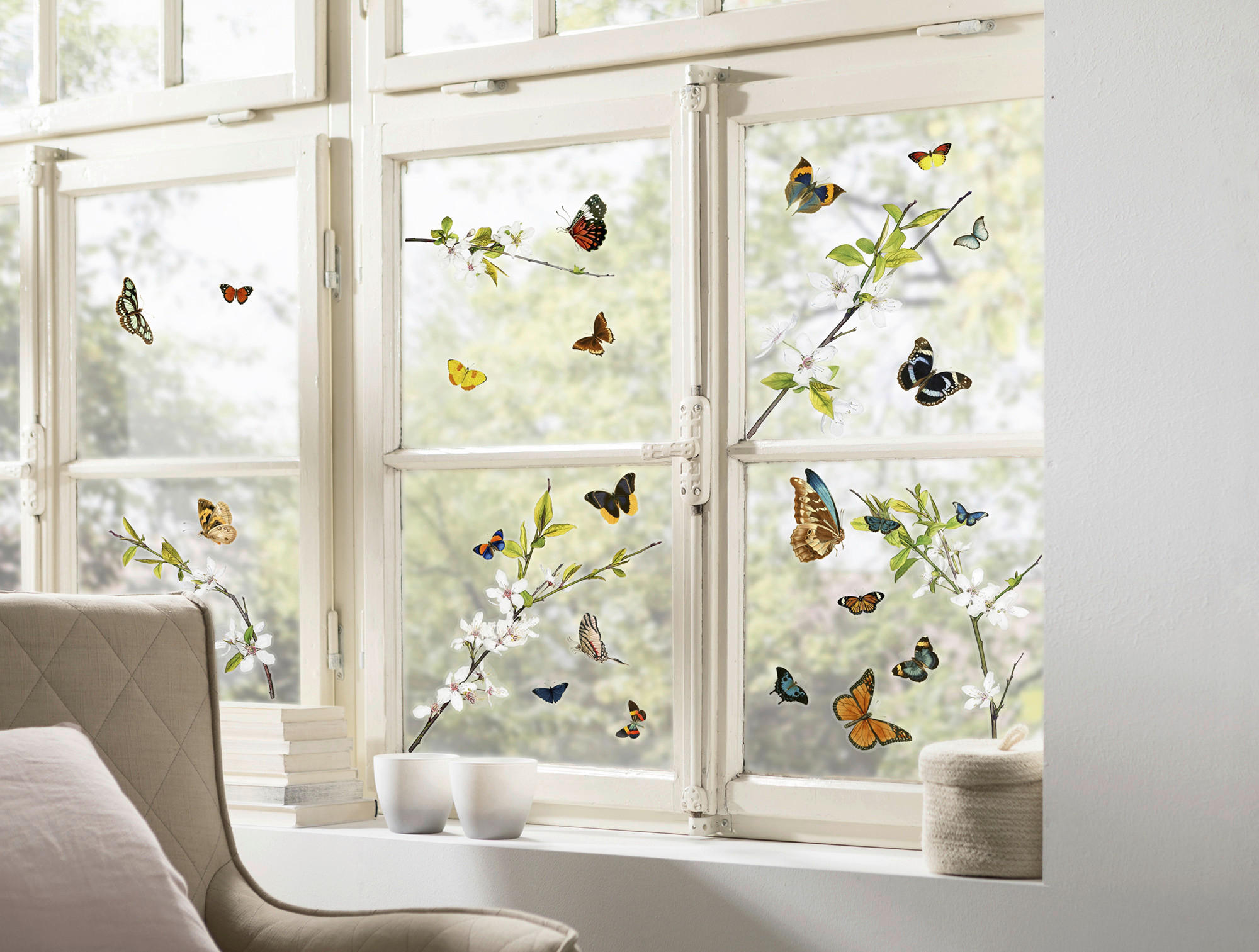 DEKOSTICKER - Multicolor, Basics, Kunststoff (31/31cm) - Xora