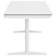 SCHREIBTISCH höhenverstellbar  - Weiß, Design, Holzwerkstoff/Kunststoff (160/80/73-118cm) - Novel