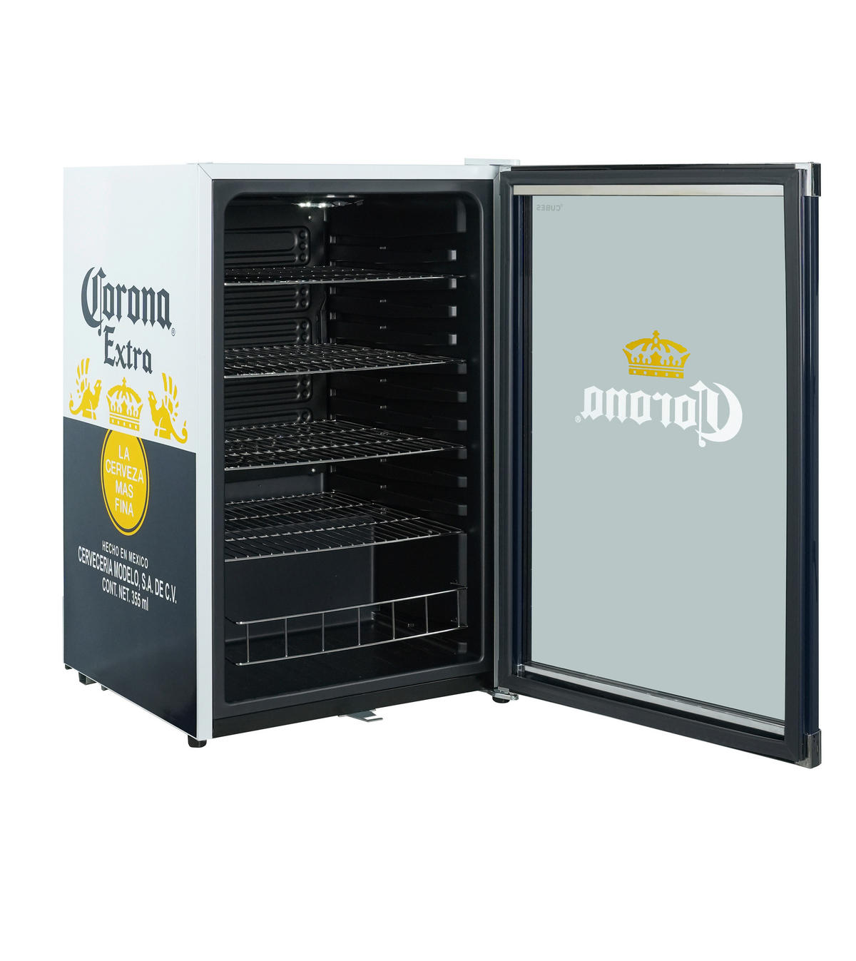 KÜHLSCHRANK 84,5/54/54,8 cm COOL CUBE 115L  - Schwarz, KONVENTIONELL, Metall (84,5/54/54,8cm) - Atrigo