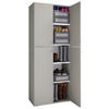 AKTENSCHRANK 70/182/37 cm  - Grau, KONVENTIONELL, Holzwerkstoff (70/182/37cm) - MID.YOU