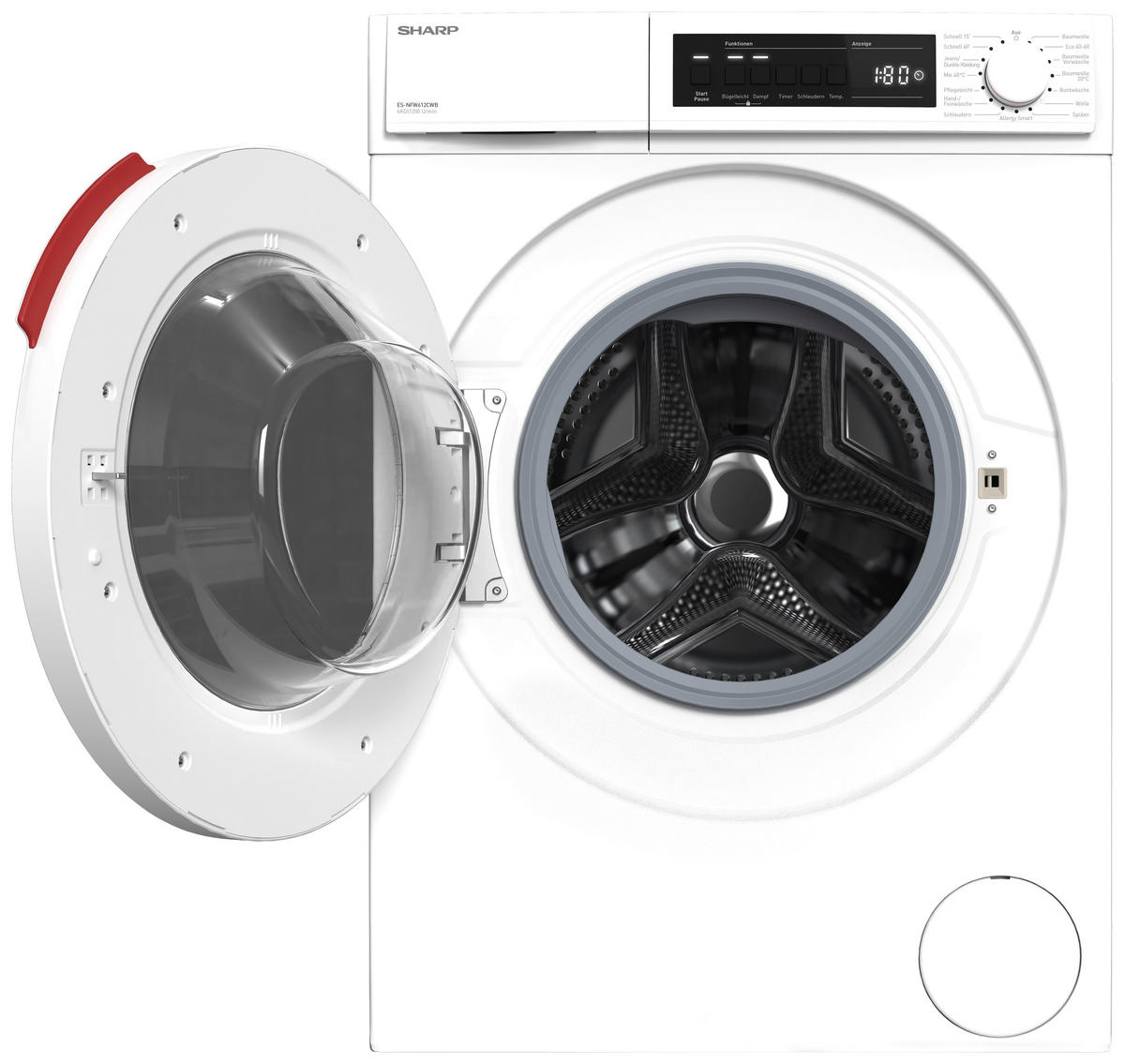 WASCHMASCHINE ES-NFW612CWB-DE  - Weiß, Basics (59,7/84,5/41,6cm) - Sharp