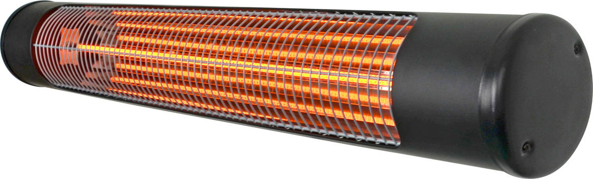 INFRAROTSTRAHLER - Schwarz, Basics, Metall (75/18/11cm)