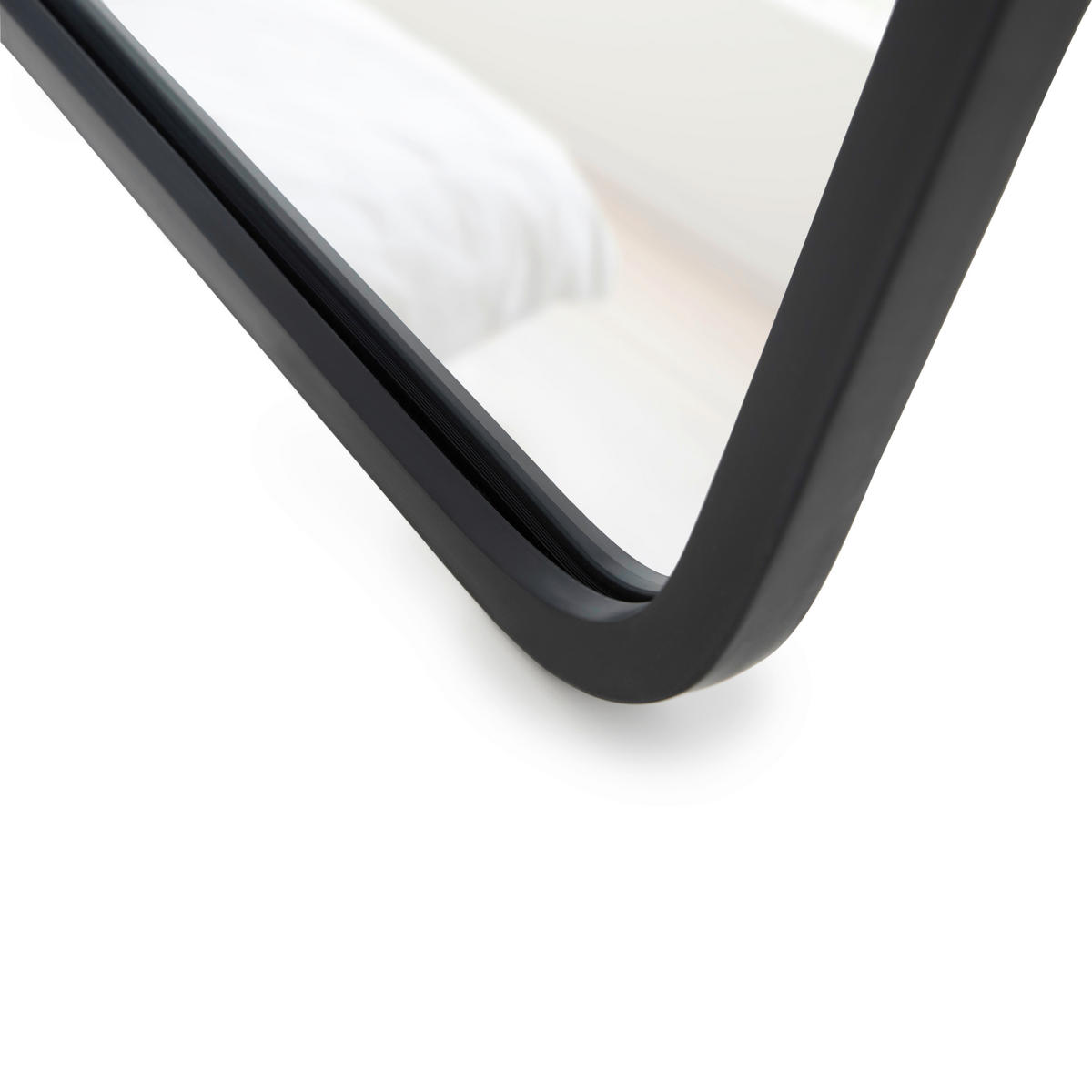 STANDSPIEGEL 37/157/5 cm  - Schwarz, Basics, Glas/Kunststoff (37/157/5cm) - Umbra
