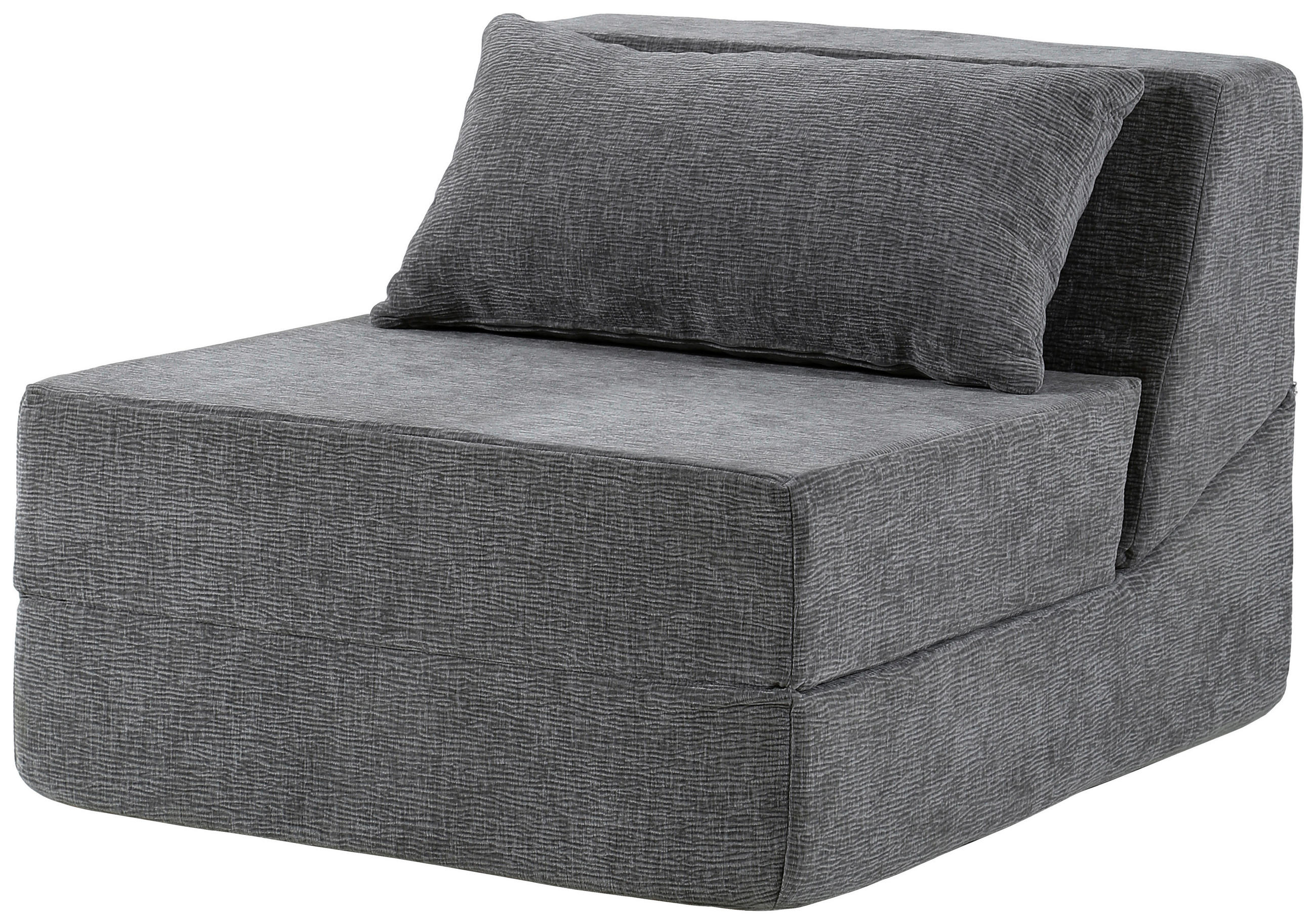 SOFAELEMENT in Leinenoptik Grau  - Grau, Design, Textil (82/64/95cm) - P & B