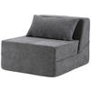 SOFAELEMENT Leinenoptik Grau  - Grau, Design, Textil (82/64/95cm) - P & B