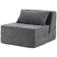 SOFAELEMENT Leinenoptik Grau  - Grau, Design, Textil (82/64/95cm) - P & B