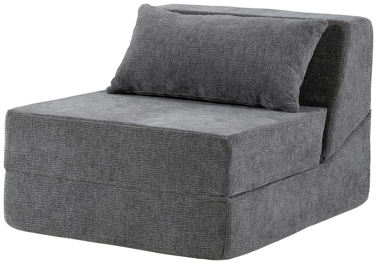 SOFAELEMENT Leinenoptik Grau  - Grau, Design, Textil (82/64/95cm) - P & B