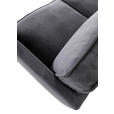 2-SITZER-SOFA in Cord Anthrazit  - Anthrazit/Schwarz, Design, Holz/Textil (175/64/85cm) - Ambia Home