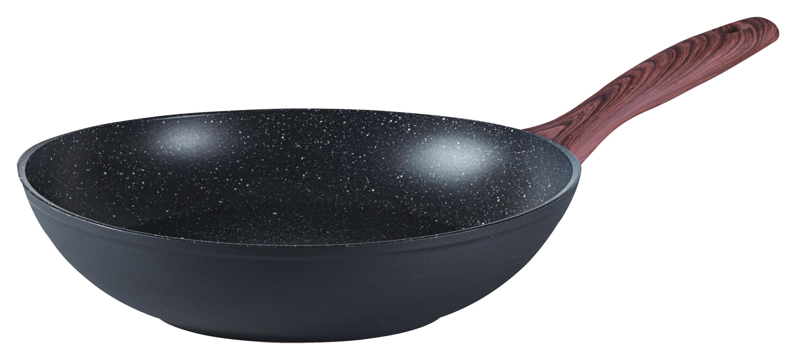 WOKPFANNE 28 cm  - Schwarz, Trend, Metall (28cm) - Sambonet