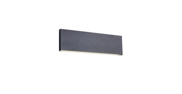 LED-WANDLEUCHTE 28/4,5/8 cm  - Schwarz, Design, Kunststoff/Metall (28/4,5/8cm) - Novel