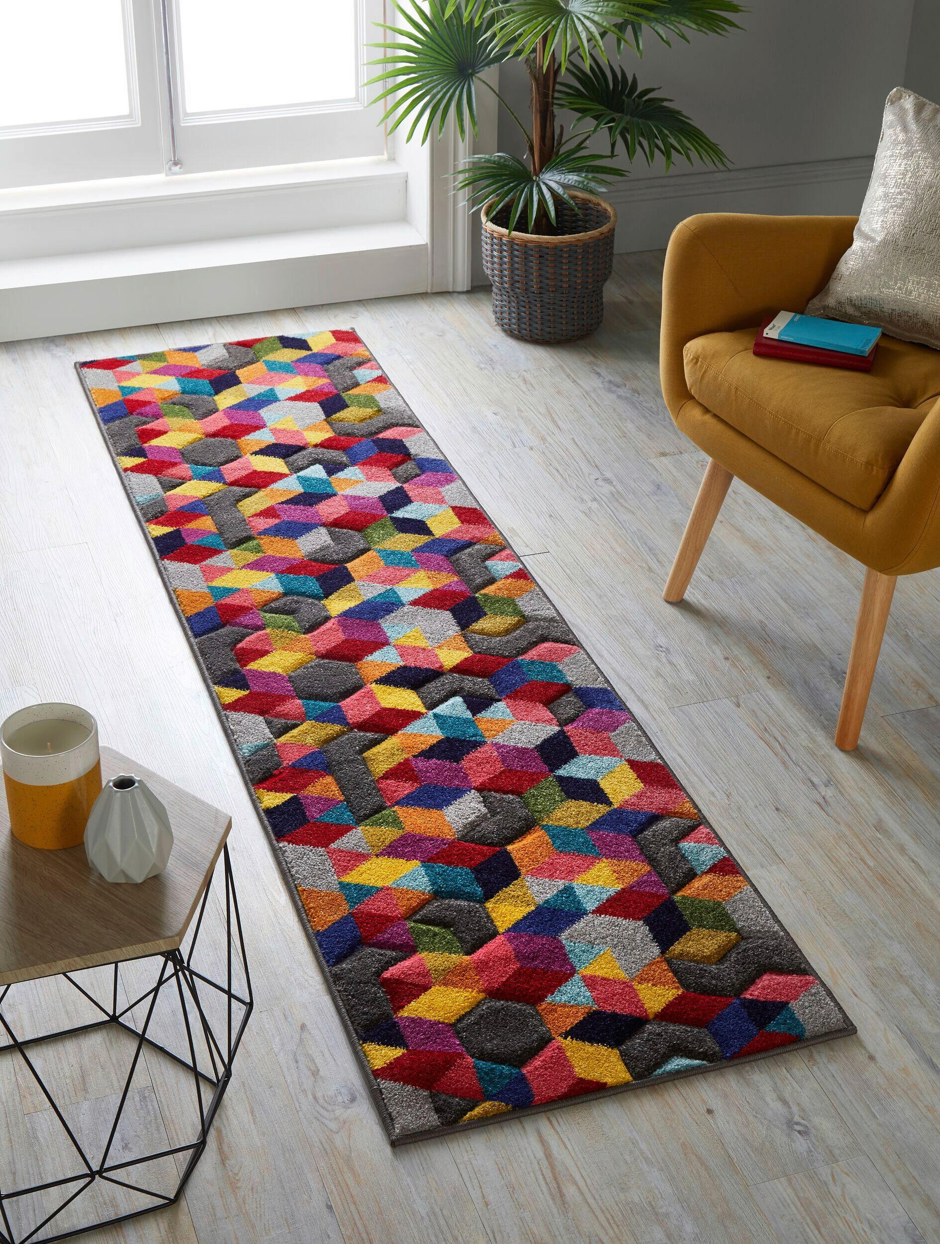 KOBEREC, 230/66 cm, vícebarevná - vícebarevná, Basics, textil (230/66cm)