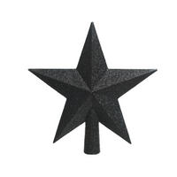 VÂRF DE BRAD DE CRĂCIUN - negru, Basics (4,2/19/19cm)