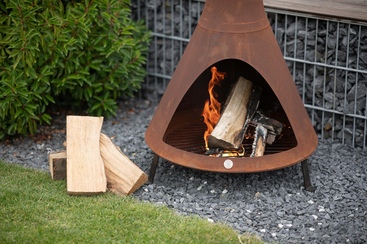 GRILLSCHALE - Rot, KONVENTIONELL, Metall (70/70/160cm)