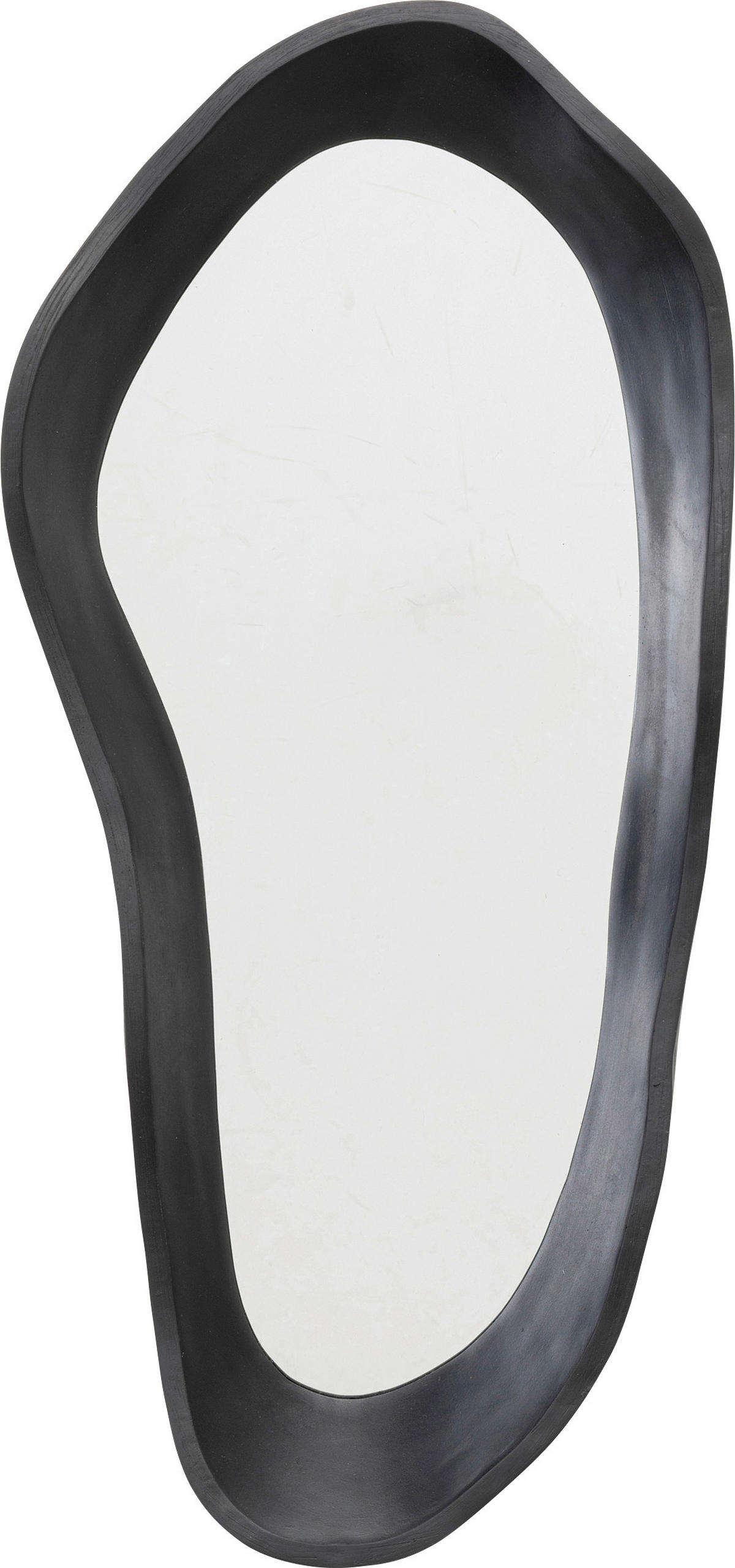WANDSPIEGEL 29/61/7 cm    in Freiform  - Schwarz, Glas/Kunststoff (29/61/7cm) - Kare-Design