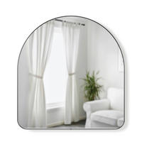 WANDSPIEGEL 87/92/3 cm    in  - Titanfarben/Goldfarben, Basics, Glas/Metall (87/92/3cm) - Umbra
