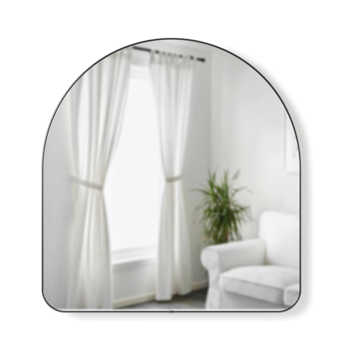 WANDSPIEGEL 87/92/3 cm    in  - Titanfarben/Goldfarben, Basics, Glas/Metall (87/92/3cm) - Umbra