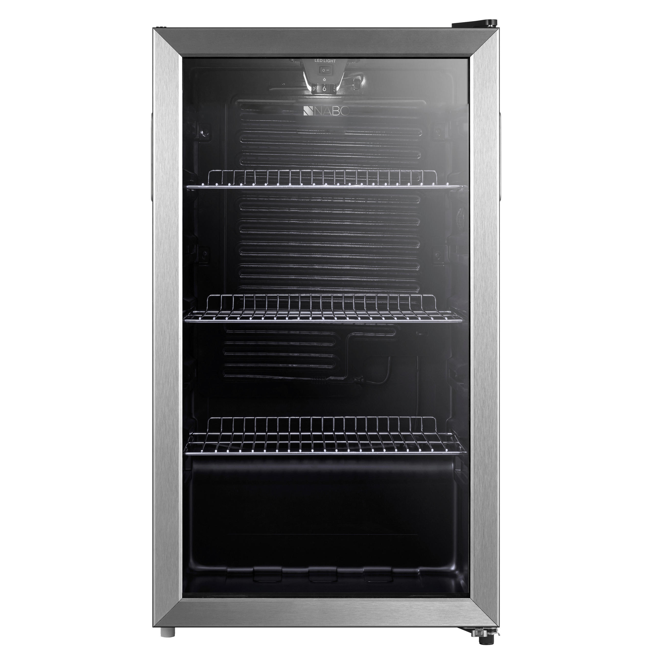 GETRÄNKEKÜHLSCHRANK 47/85/44 cm FK 9160  - Schwarz, Basics, Metall (47/85/44cm) - Nabo