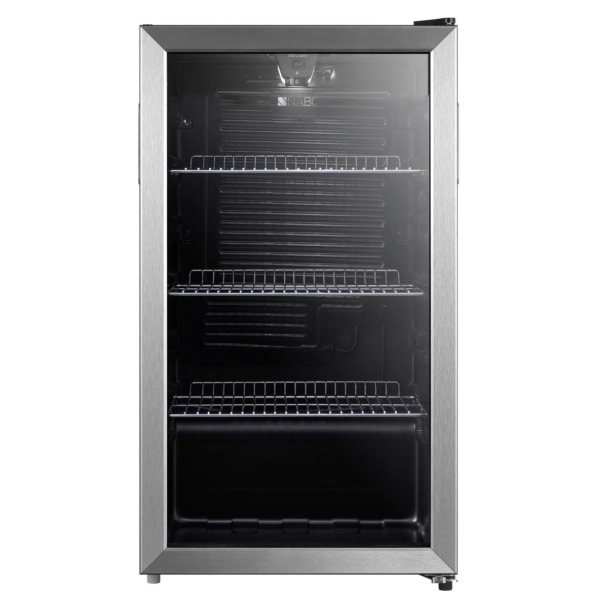 GETRÄNKEKÜHLSCHRANK 47/85/44 cm FK 9160  - Schwarz, Basics, Metall (47/85/44cm) - Nabo