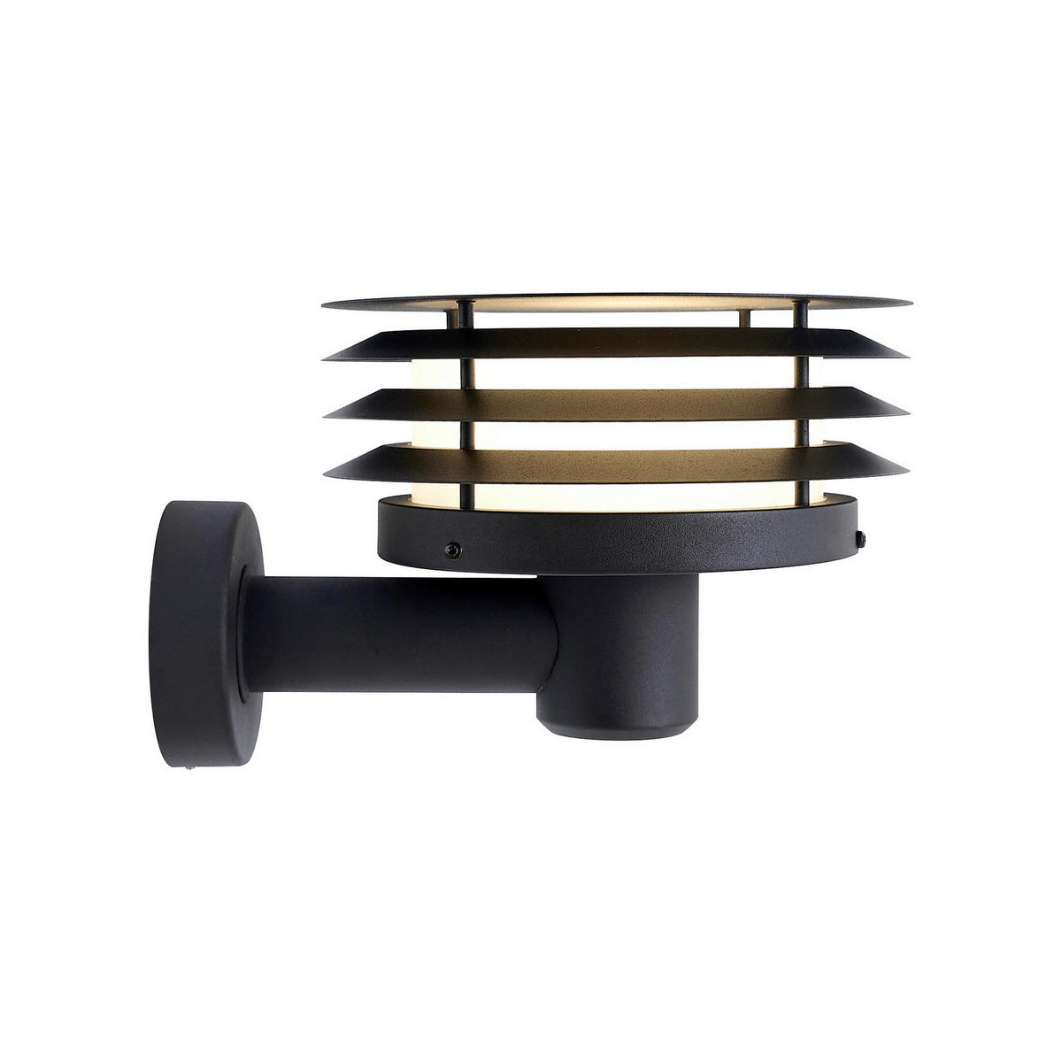 AUßENWANDLEUCHTE Cirella 25/19,5 cm  - Schwarz, KONVENTIONELL, Metall (25/19,5cm) - Nordlux