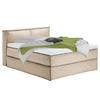 BOXSPRINGBETT 160/200 cm  in Beige  - Beige/Schwarz, Design, Textil (160/200cm) - home24