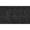 FUßMATTE 45/75 cm Dune Waves dark grey  - Dunkelgrau, KONVENTIONELL, Kunststoff/Textil (45/75cm) - wash+dry