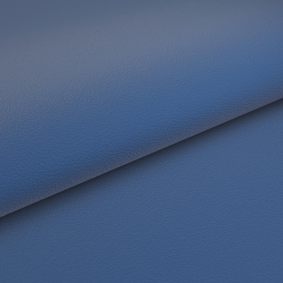 DREHSTUHL Lederlook Blau, Grau, Weiß  - Blau/Weiß, MODERN, Kunststoff/Textil (70/103-115/70cm)