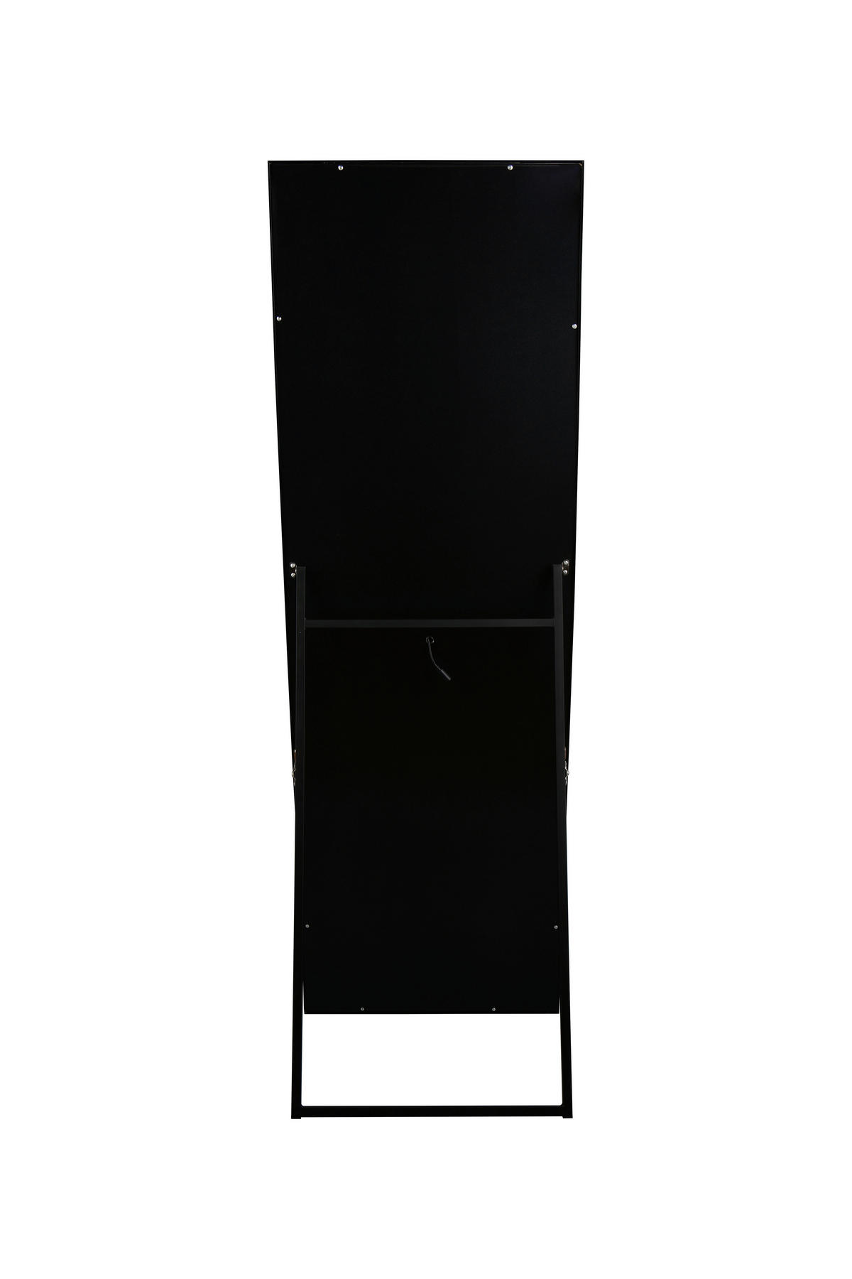 STOJACÍ ZRCADLO, 50/155/4,5 cm  - černá, Moderní, kov/sklo (50/155/4,5cm)