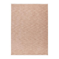 FLACHWEBETEPPICH 80/150 cm Aprikose rechteckig  - Aprikose, Basics, Textil (80/150cm) - Kayoom