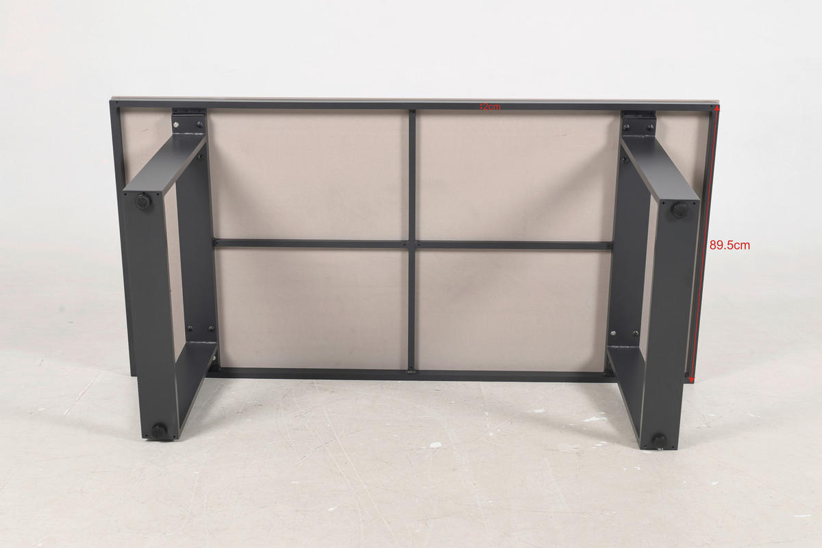 LOUNGEGARNITUR 4-teilig   210/80/86 cm Aluminium  - Anthrazit/Grau, LIFESTYLE, Stein/Textil (210/80/86cm) - Ambia Garden