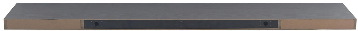 WANDBOARD in 120/3,8/23,5 cm Schwarz  - Schwarz, Basics, Holzwerkstoff (120/3,8/23,5cm) - Boxxx