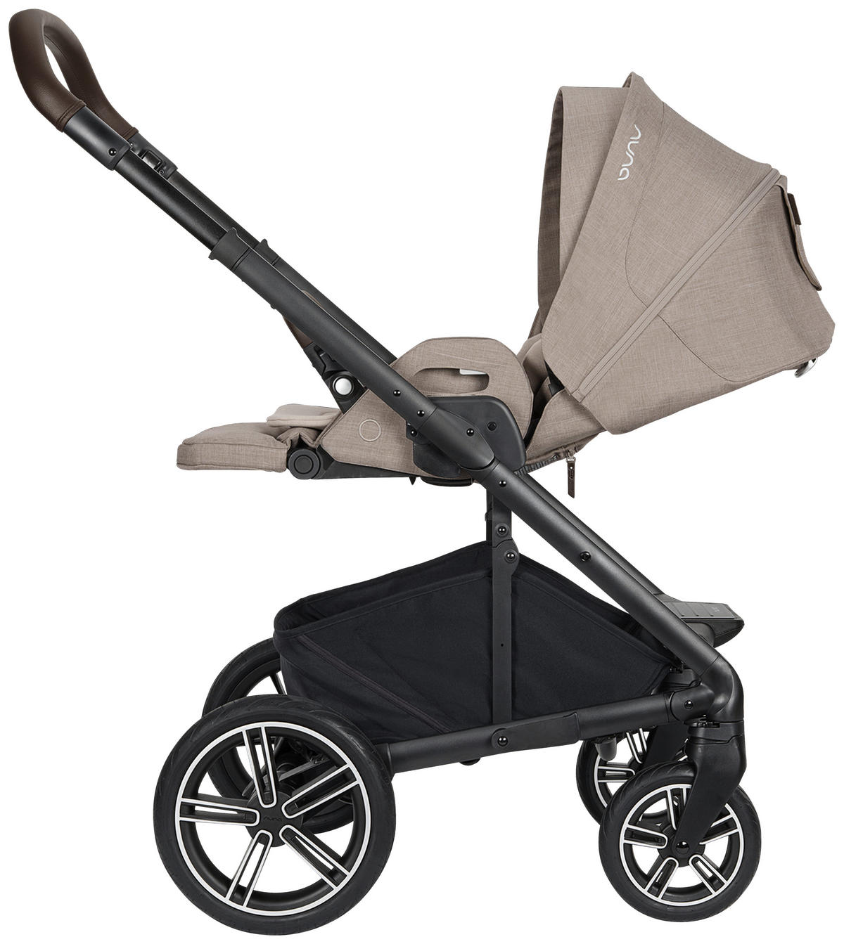 KOMBIKINDERWAGEN Mixx Next  - Schwarz, Basics, Metall (60/110/82cm) - Nuna