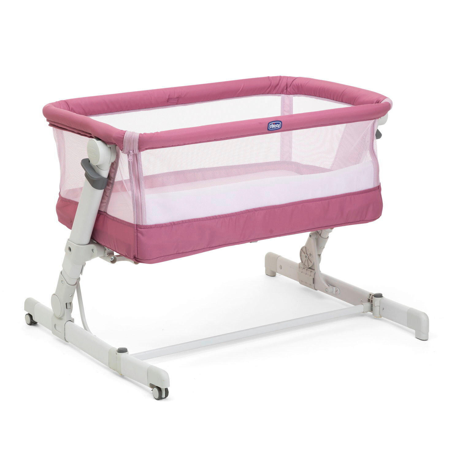 BEISTELLBETT NEXT2ME POP UP - Pink, Basics, Textil/Metall (87/80/82cm) - Chicco