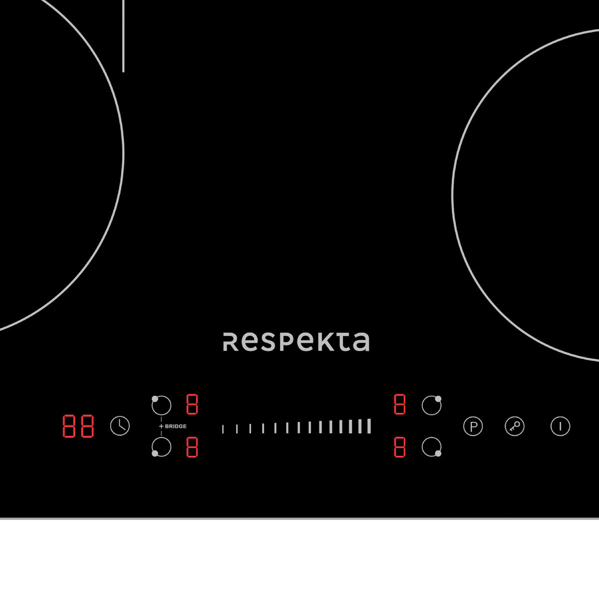 BACKOFENSET ASET1206600I  - Edelstahlfarben/Schwarz, Trend, Glas/Metall (59,5/55,5/56,5cm) - Respekta