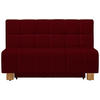 SCHLAFSOFA in Textil Dunkelrot  - Naturfarben/Dunkelrot, Modern, Holz/Textil (145/92/102cm) - Novel