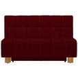 SCHLAFSOFA  in Webstoff Dunkelrot  - Naturfarben/Dunkelrot, MODERN, Holz/Textil (145/92/102cm) - Novel
