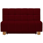 SCHLAFSOFA  in Webstoff Dunkelrot  - Naturfarben/Dunkelrot, MODERN, Holz/Textil (145/92/102cm) - Novel