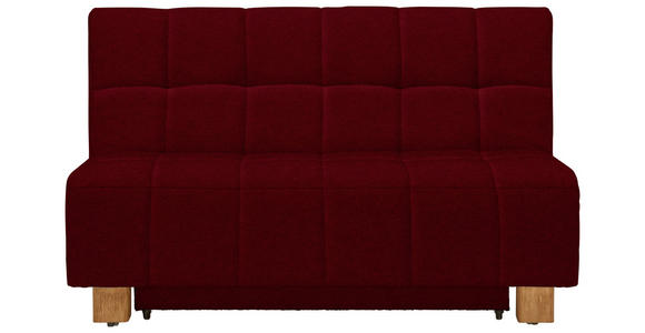 SCHLAFSOFA  in Webstoff Dunkelrot  - Naturfarben/Dunkelrot, MODERN, Holz/Textil (145/92/102cm) - Novel