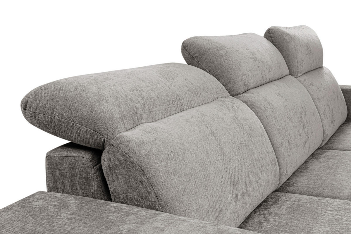 ROHOVÁ SEDAČKA, textil, cappuccino - černá/cappuccino, Basics, kov/textil (264/191cm) - Livetastic